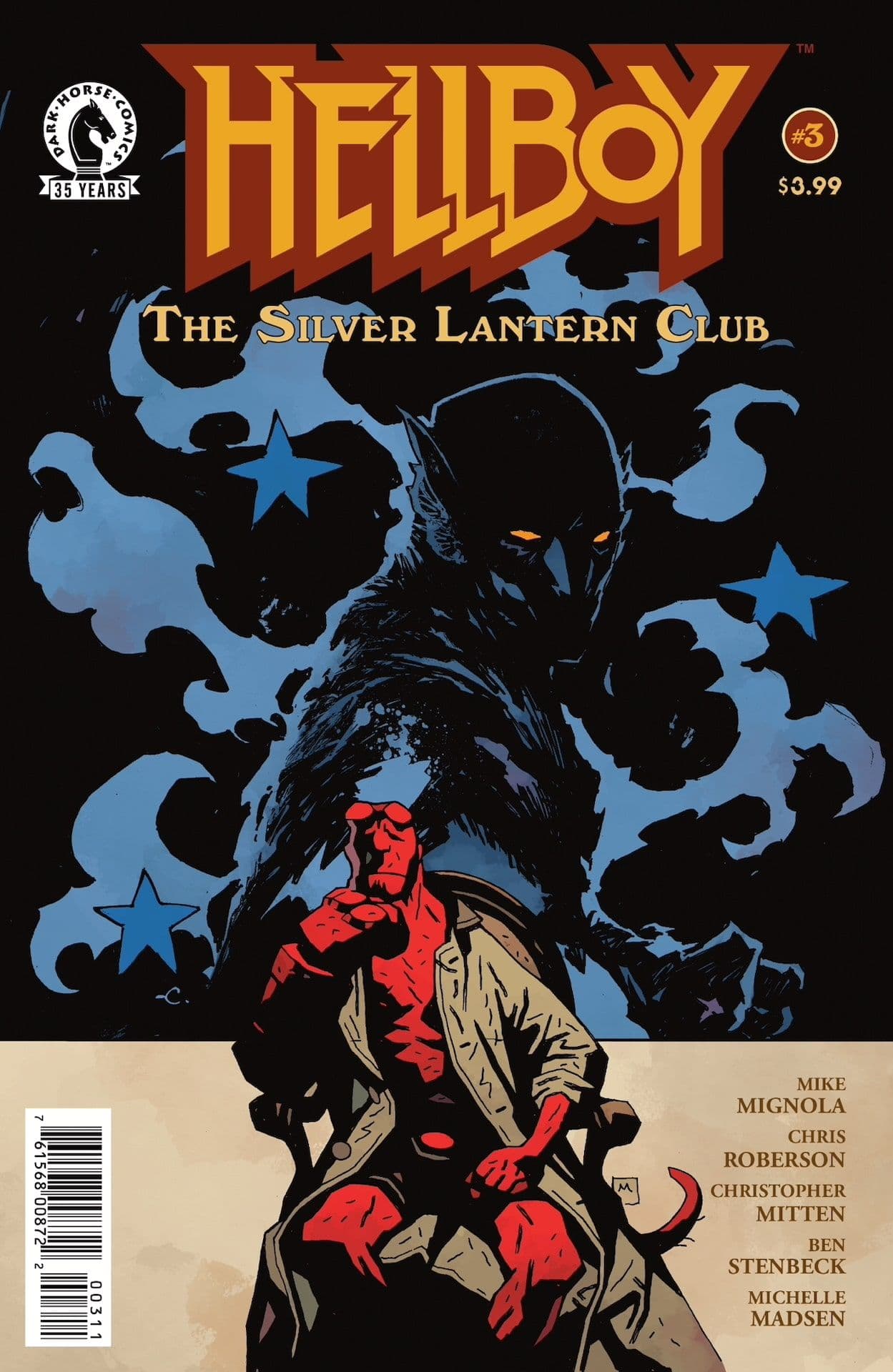 Hellboy: The Silver Lantern Club #3 cover
