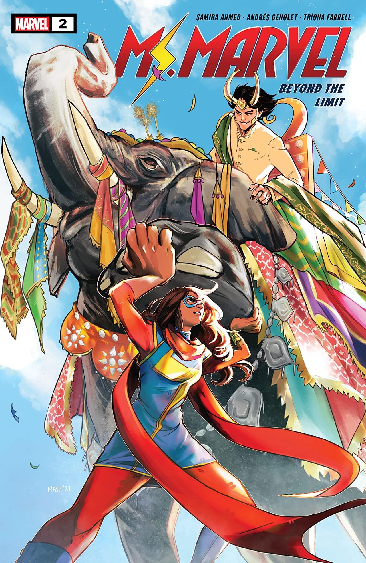 Ms. Marvel: Beyond the Limit #2 cover