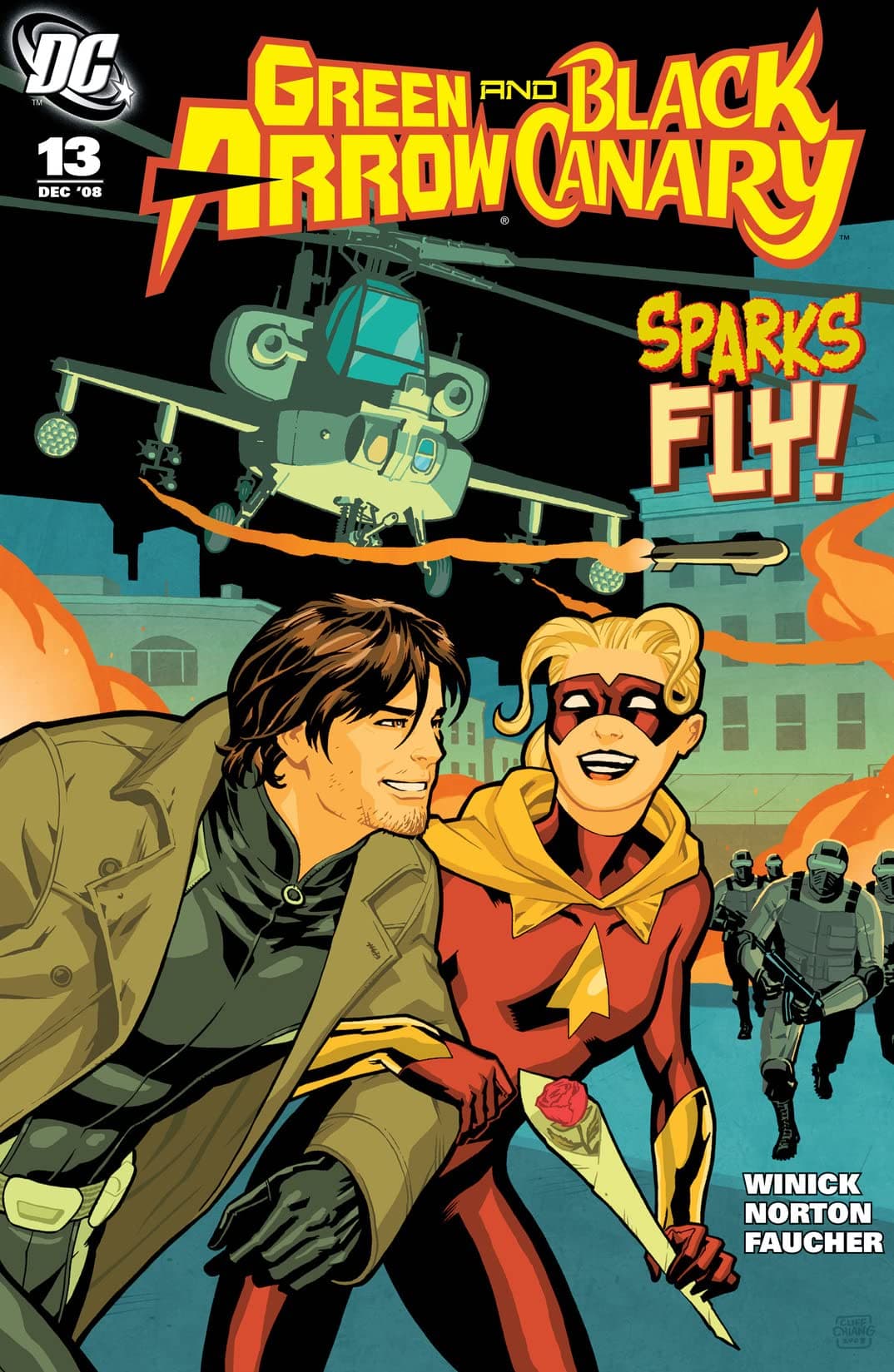Green Arrow/Black Canary #13 cover