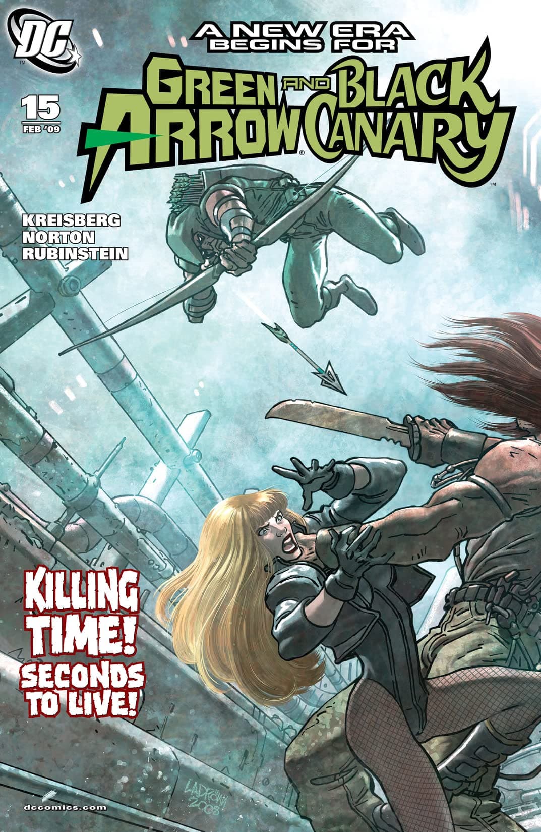 Green Arrow/Black Canary #15 cover