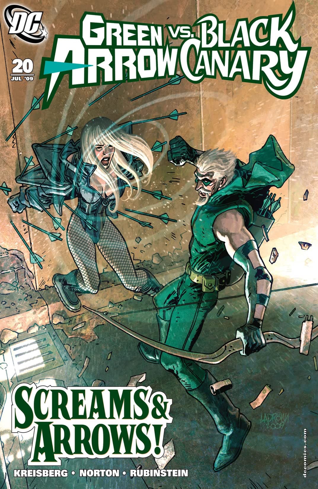 Green Arrow/Black Canary #20 cover