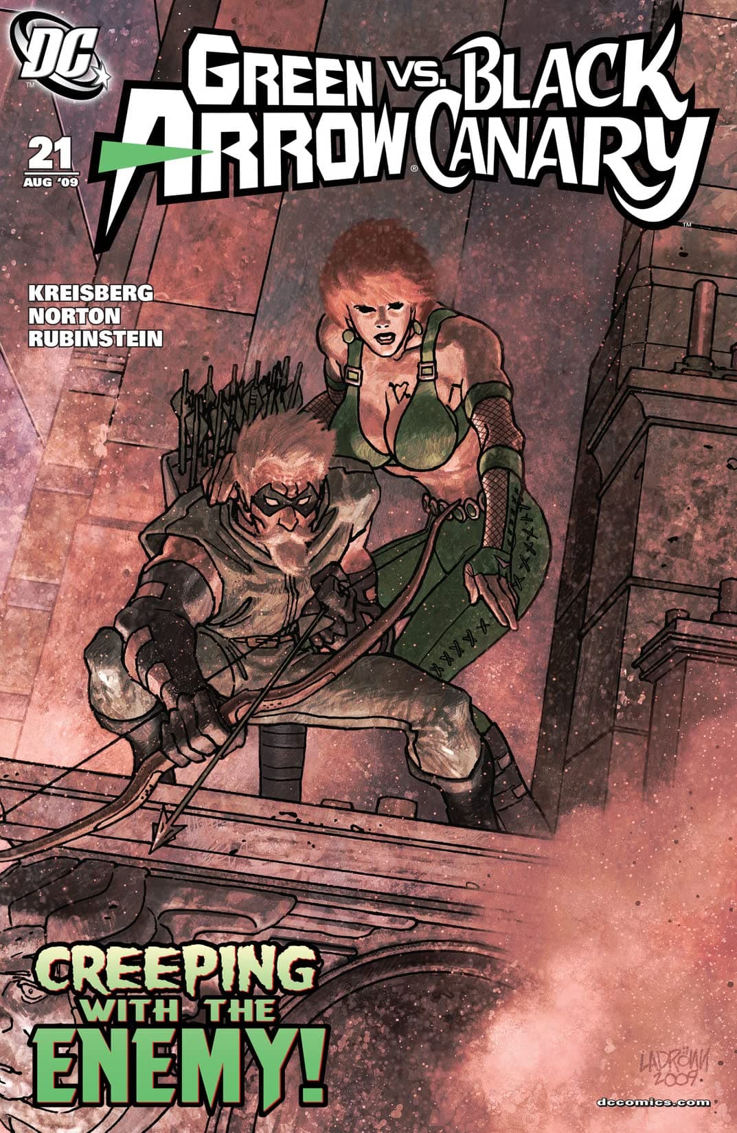 Green Arrow/Black Canary #21 cover