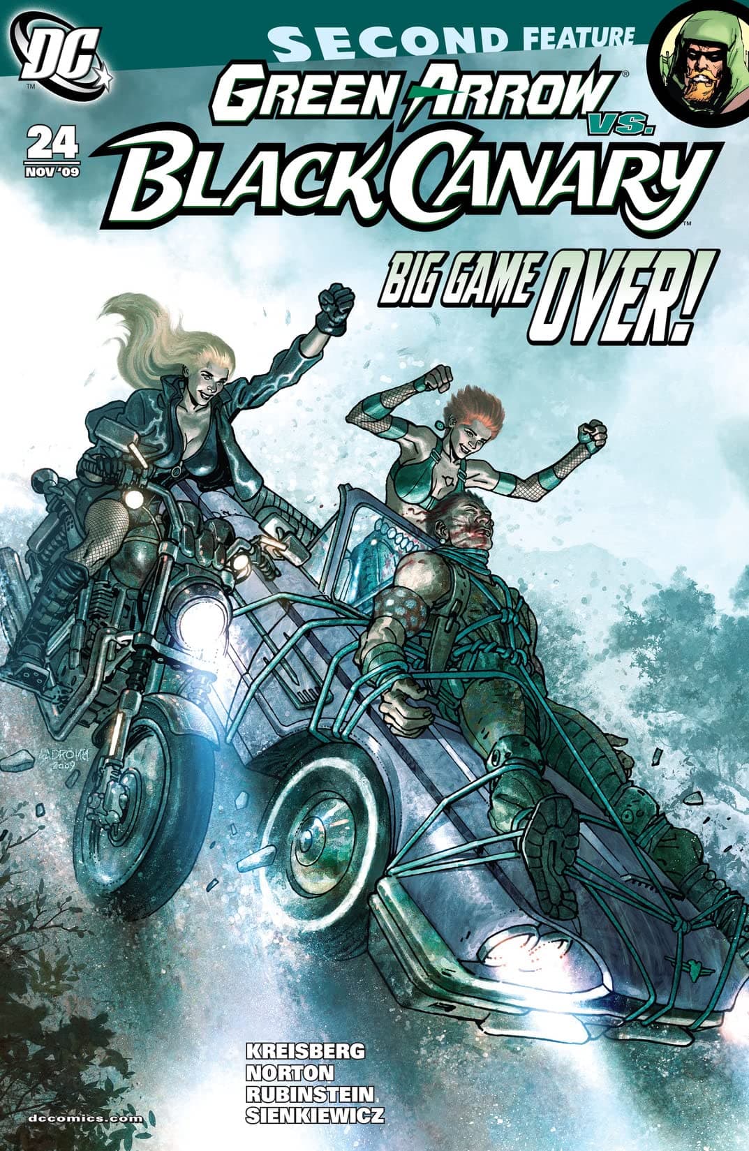 Green Arrow/Black Canary #24 cover