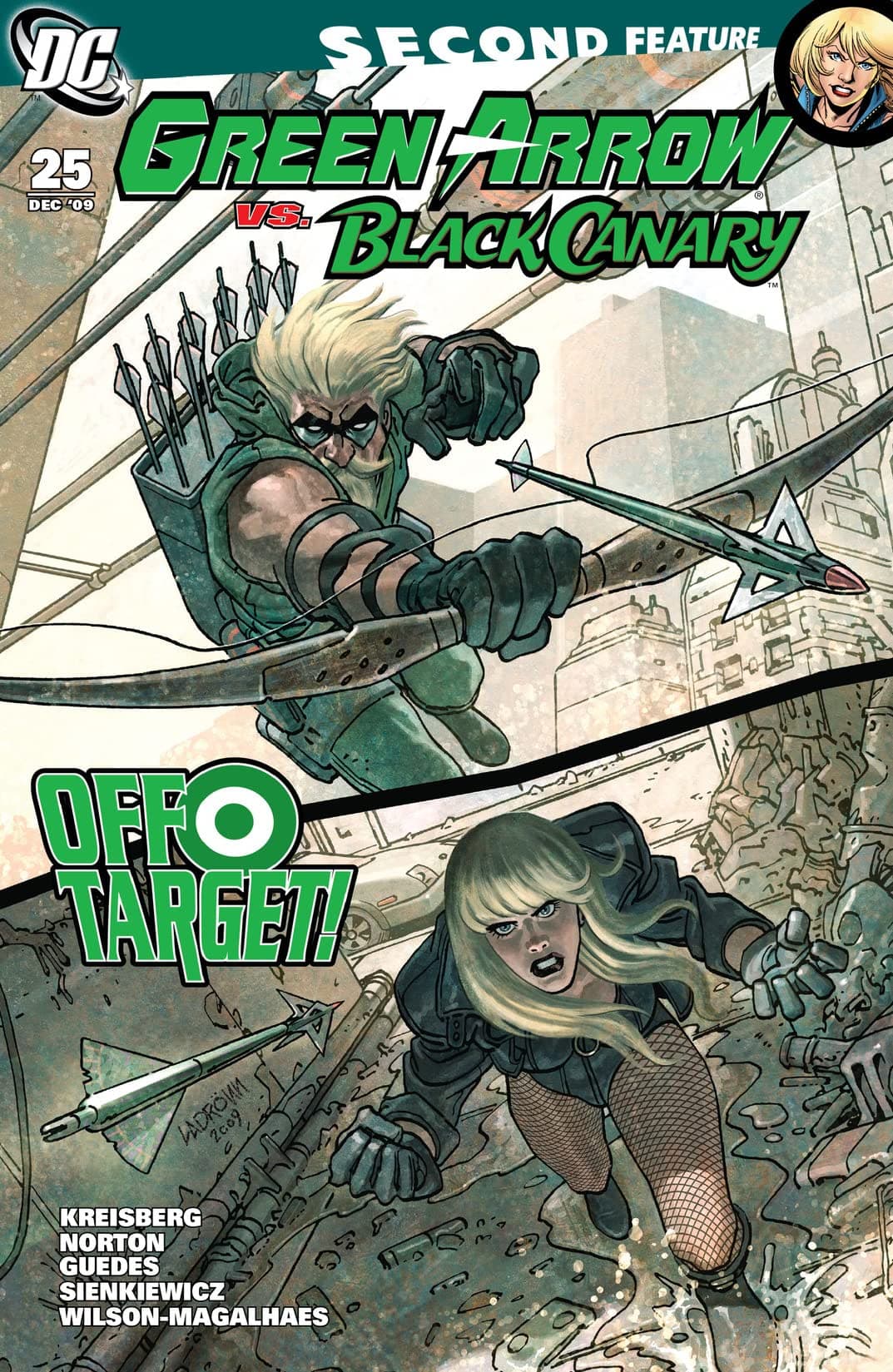 Green Arrow/Black Canary #25 cover