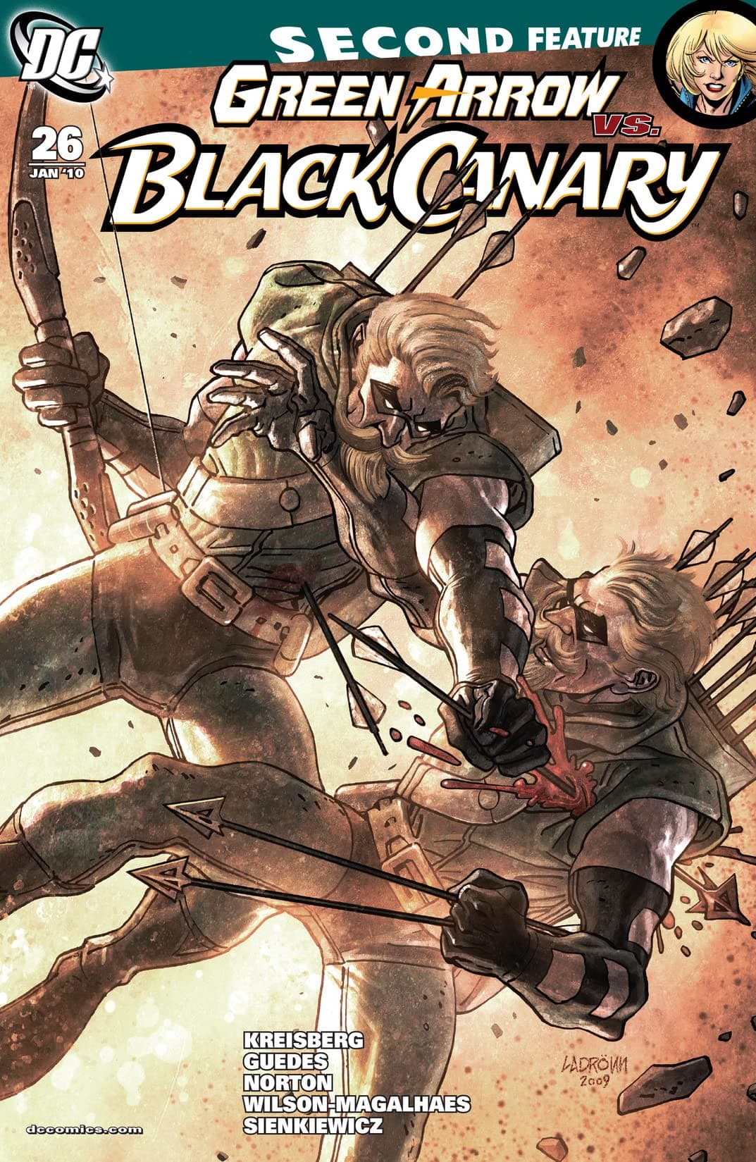Green Arrow/Black Canary #26 cover