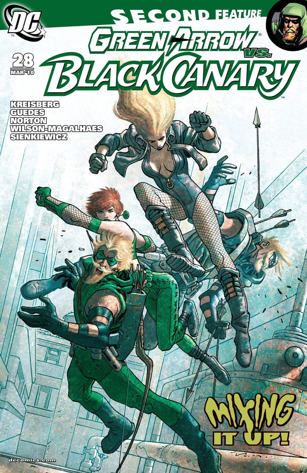 Green Arrow/Black Canary #28 cover