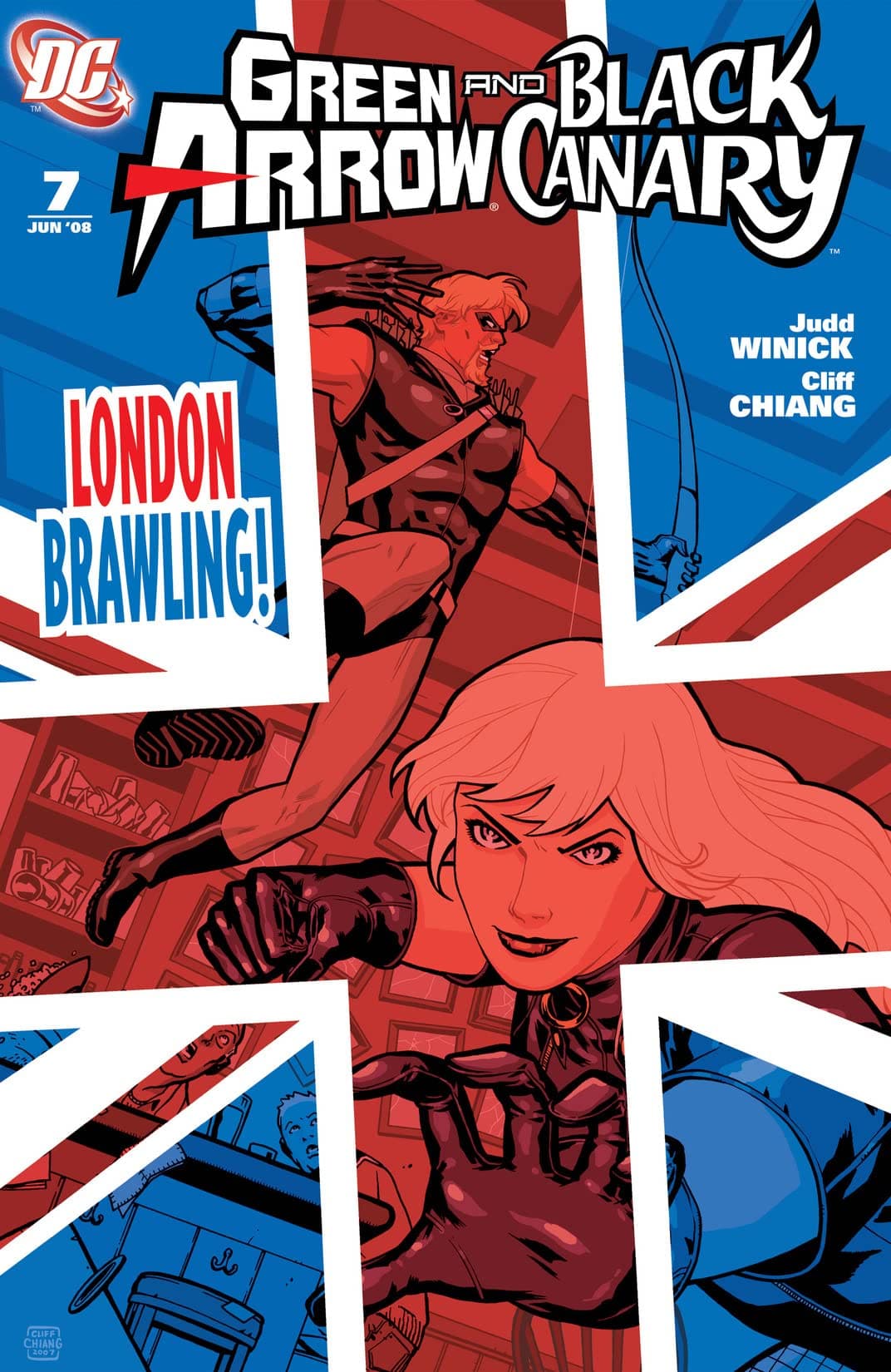 Green Arrow/Black Canary #7 cover