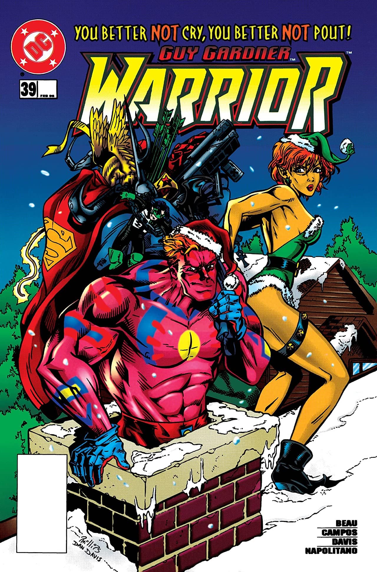 Guy Gardner: Warrior #39 cover