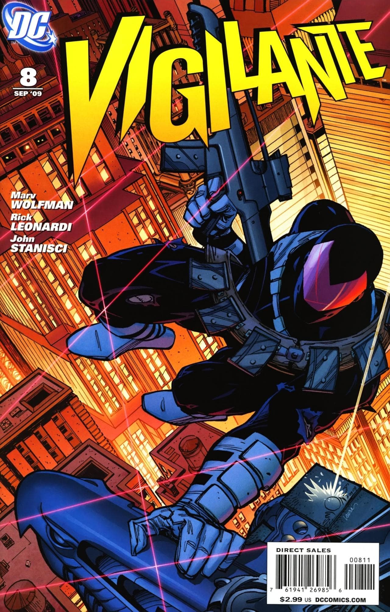 Vigilante #8 cover