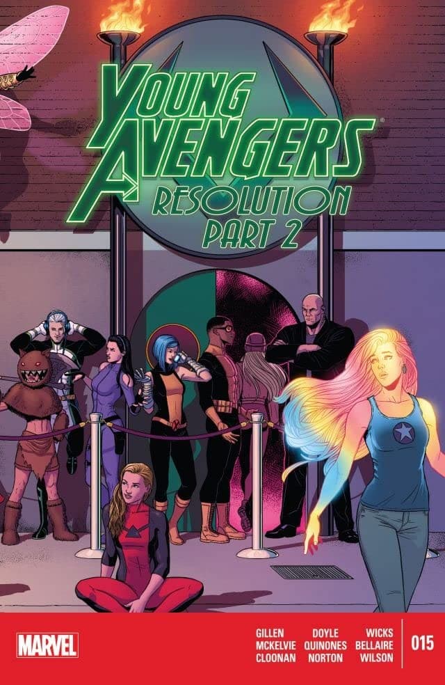Young Avengers #15 cover