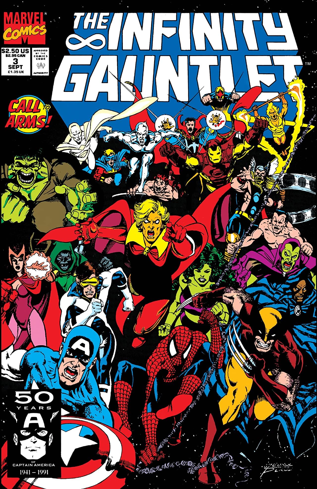 The Infinity Gauntlet #3 cover