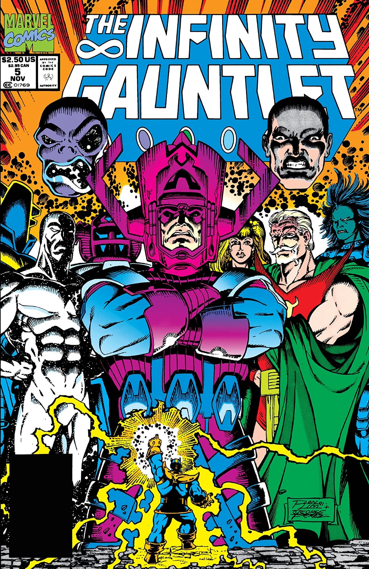 The Infinity Gauntlet #5 cover