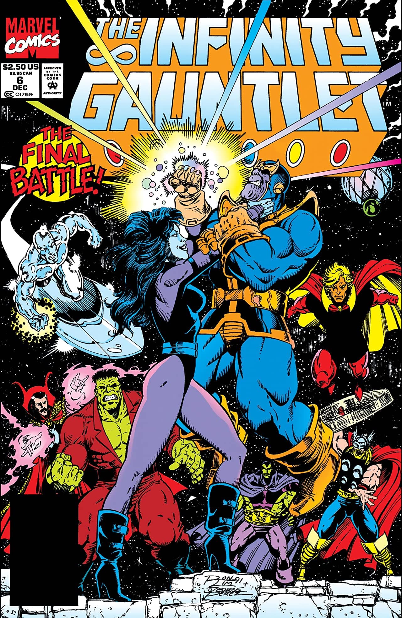 The Infinity Gauntlet #6 cover