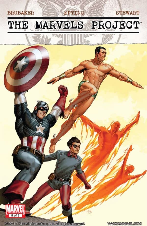 The Marvels Project #8 cover