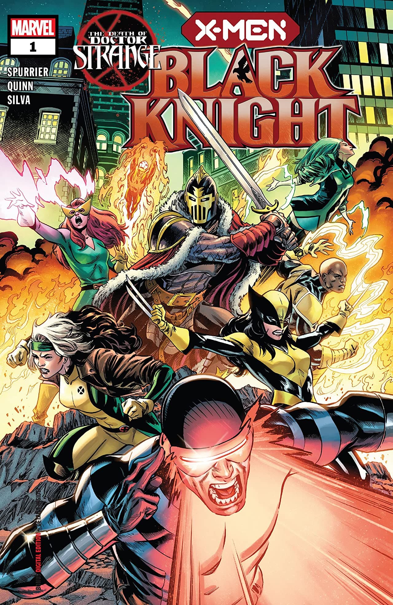 Death of Doctor Strange: X-Men/Black Knight #1 cover