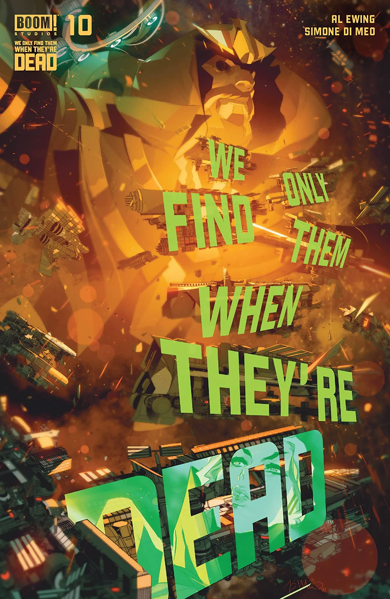 We Only Find Them When They're Dead #10 cover