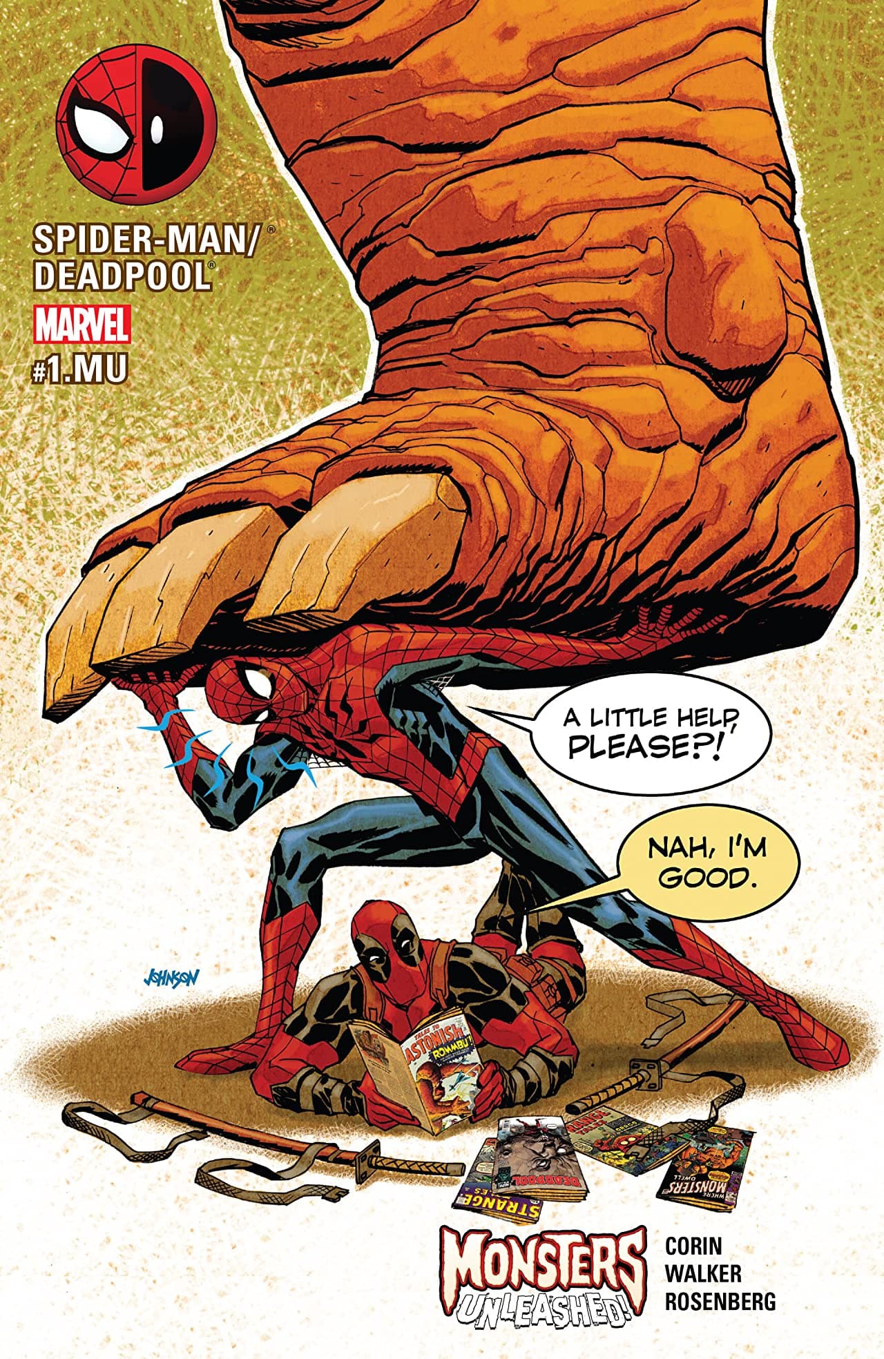 Spider-Man/Deadpool #1.MU cover