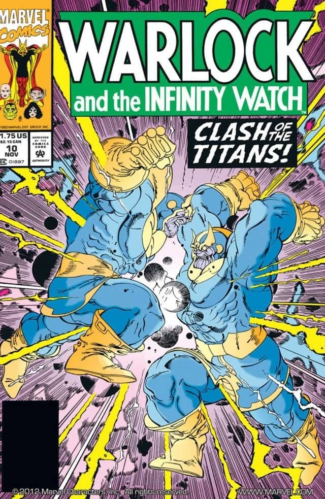 Warlock and the Infinity Watch #10 cover