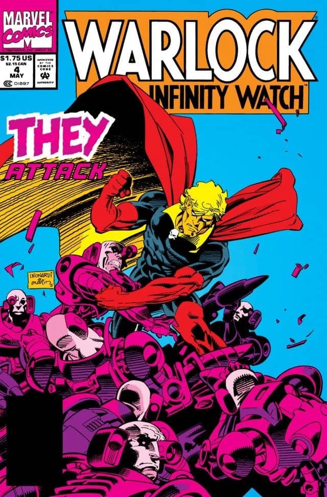 Warlock and the Infinity Watch #4 cover