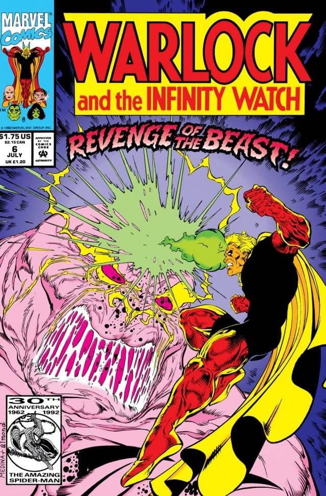 Warlock and the Infinity Watch #6 cover