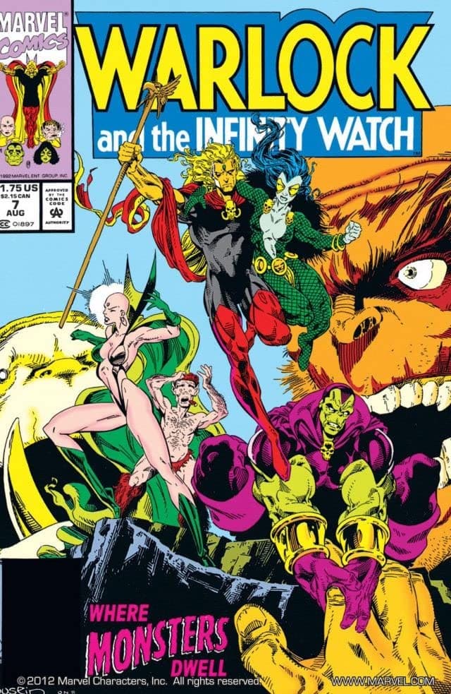 Warlock and the Infinity Watch #7 cover