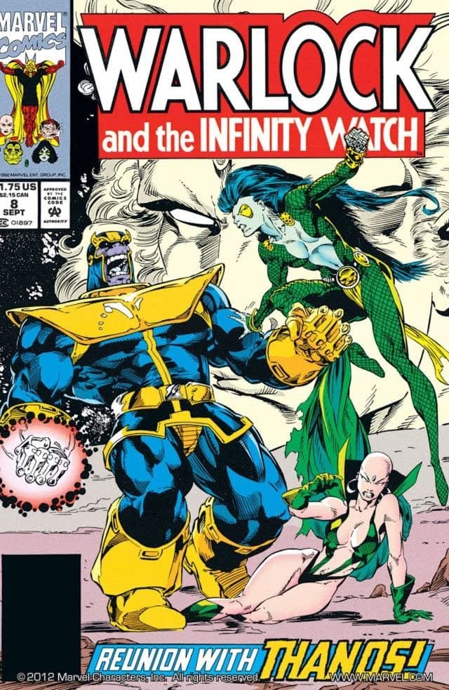 Warlock and the Infinity Watch #8 cover