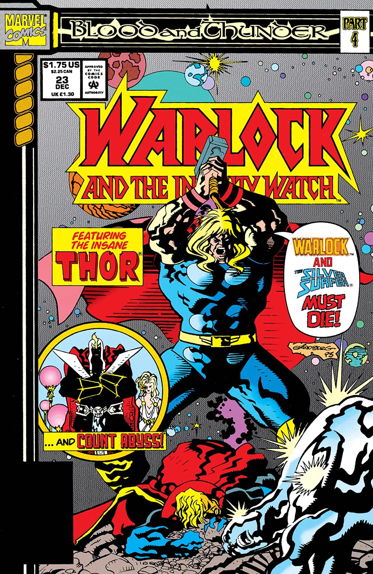 Warlock and the Infinity Watch #23 cover