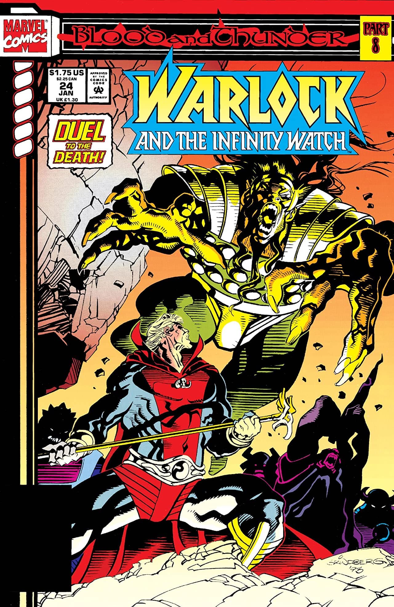 Warlock and the Infinity Watch #24 cover