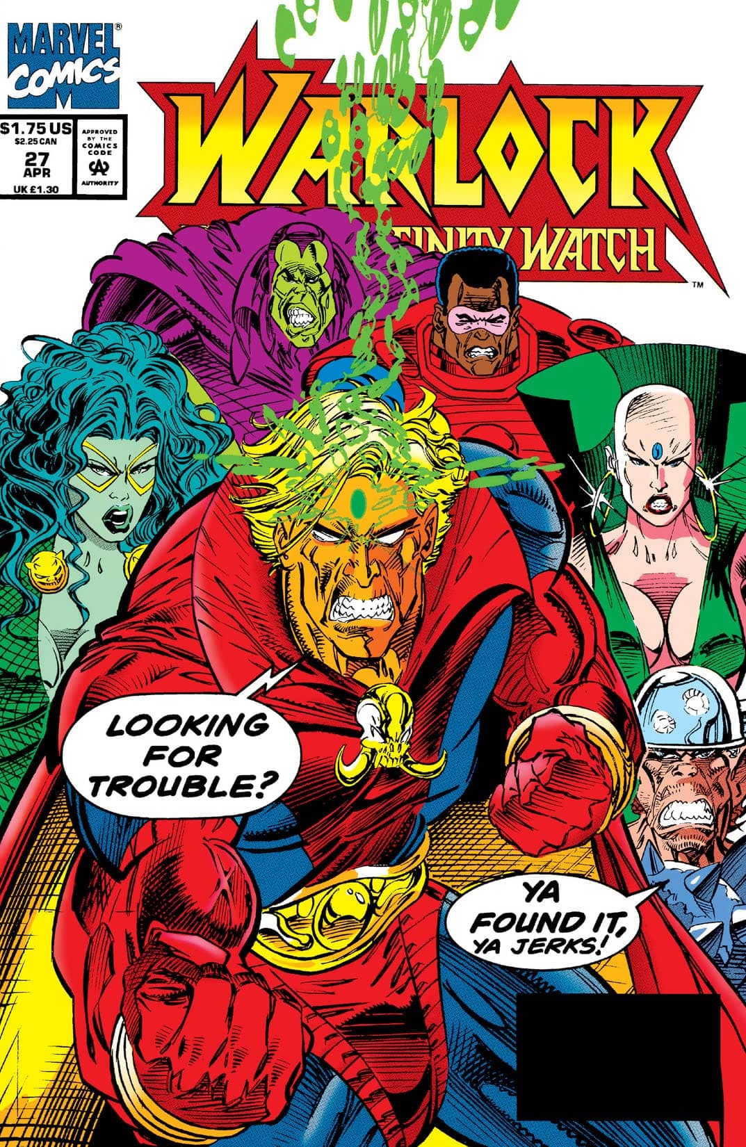 Warlock and the Infinity Watch #27 cover