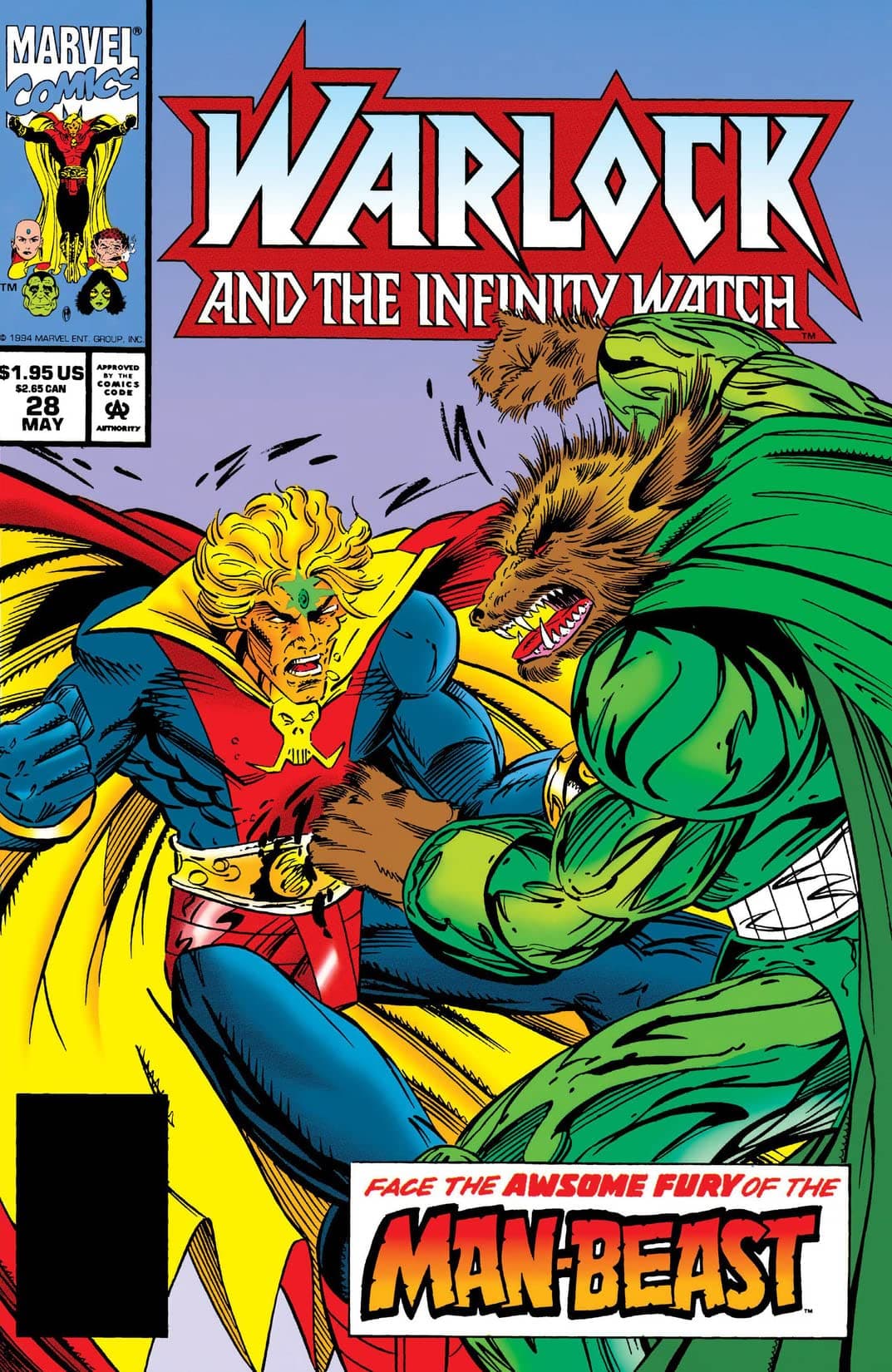 Warlock and the Infinity Watch #28 cover