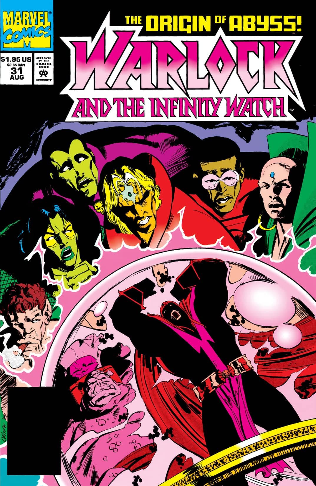 Warlock and the Infinity Watch #31 cover