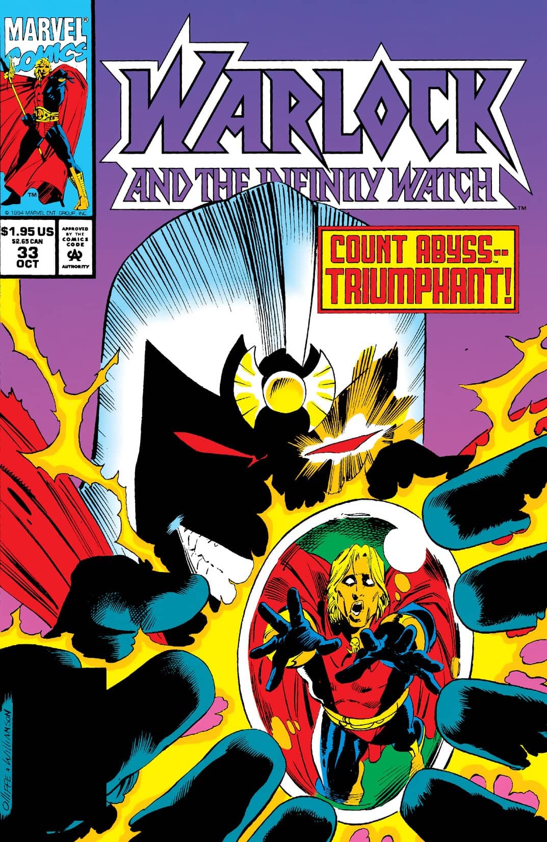 Warlock and the Infinity Watch #33 cover