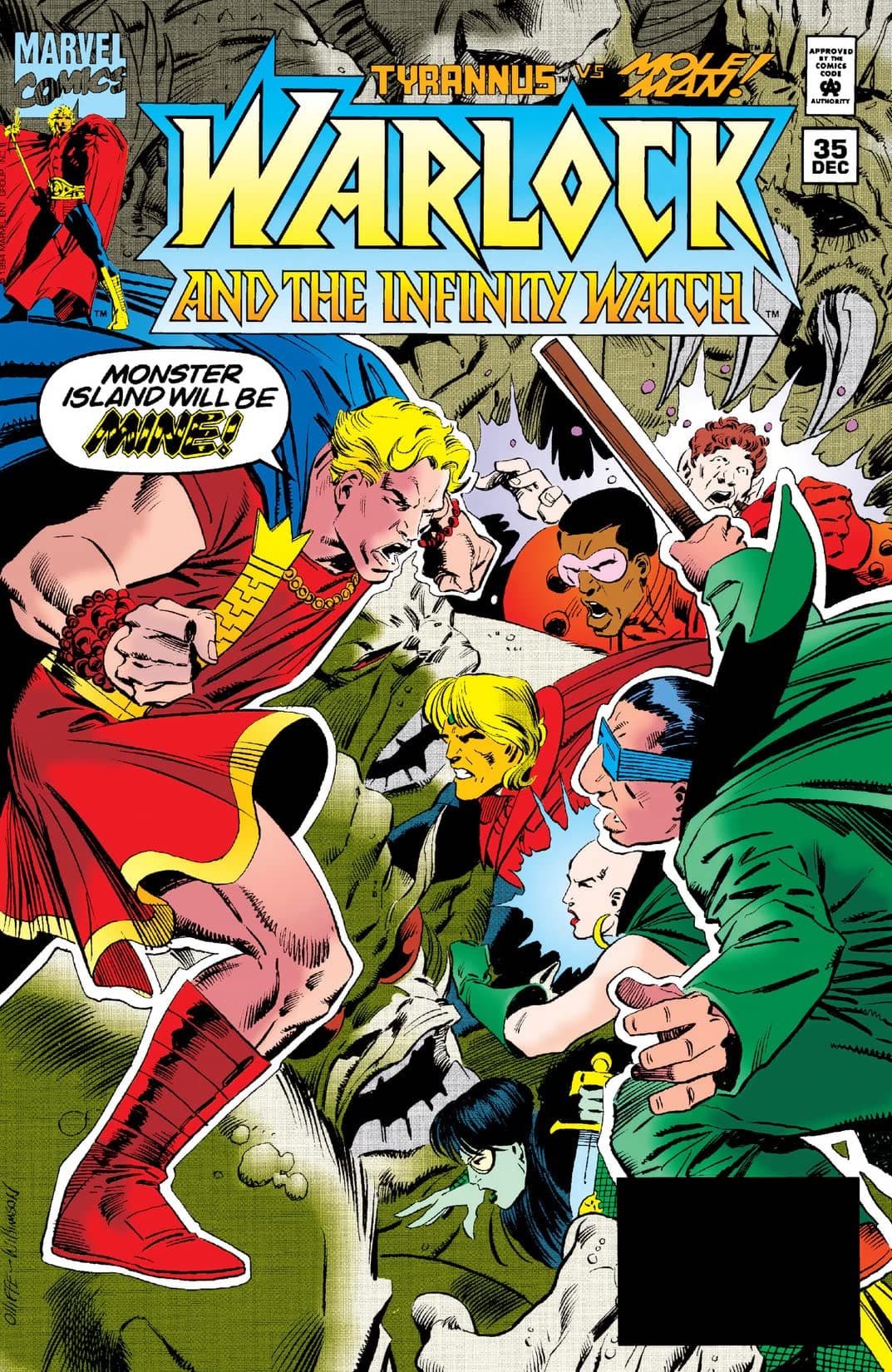 Warlock and the Infinity Watch #35 cover