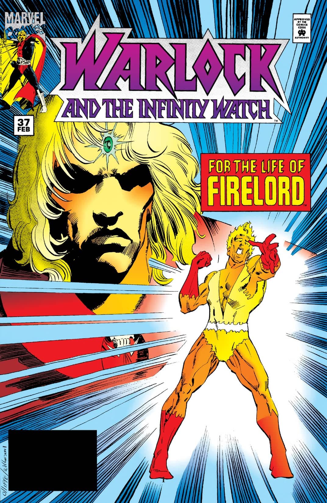 Warlock and the Infinity Watch #37 cover