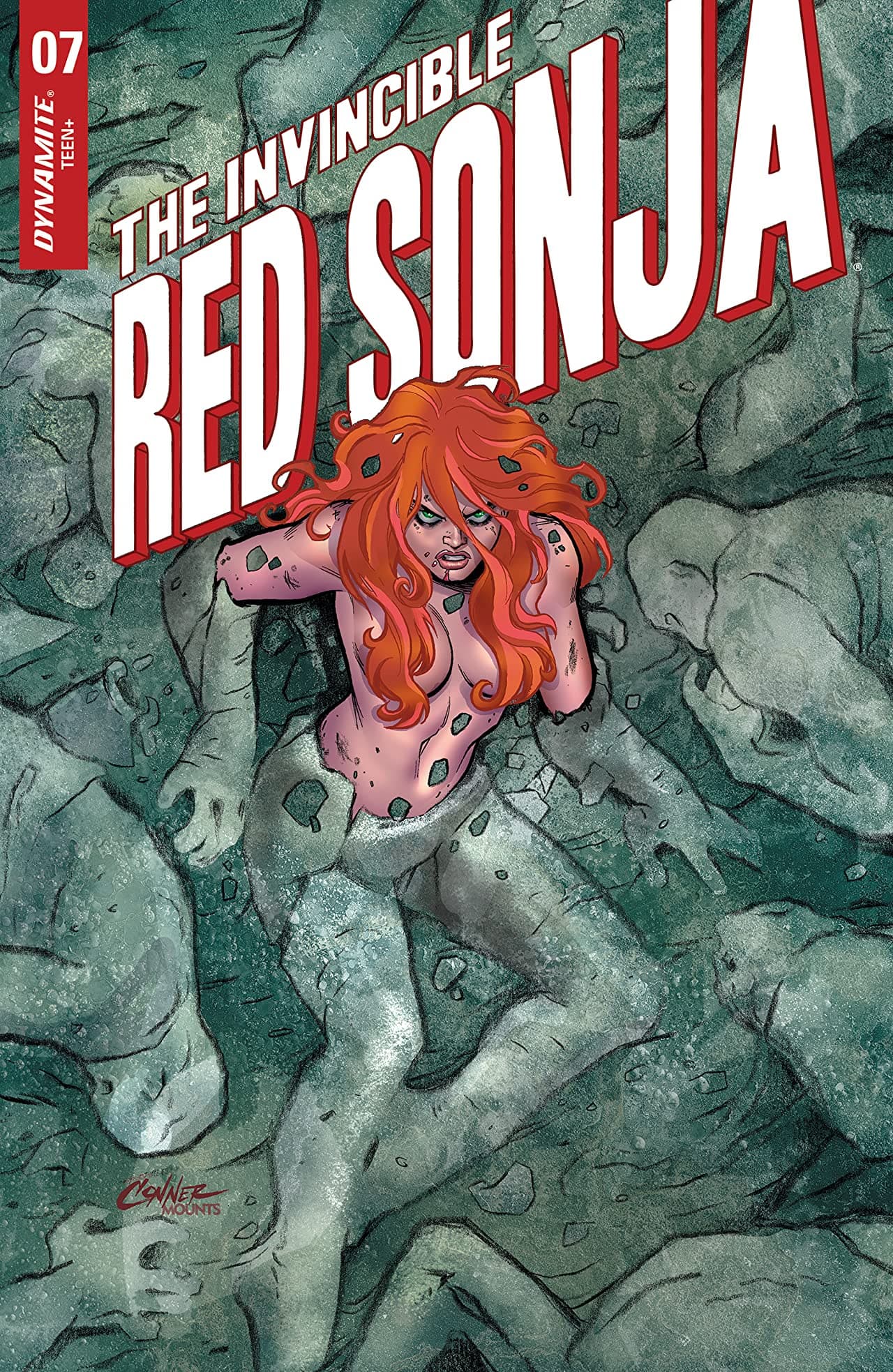 The Invincible Red Sonja #7 cover