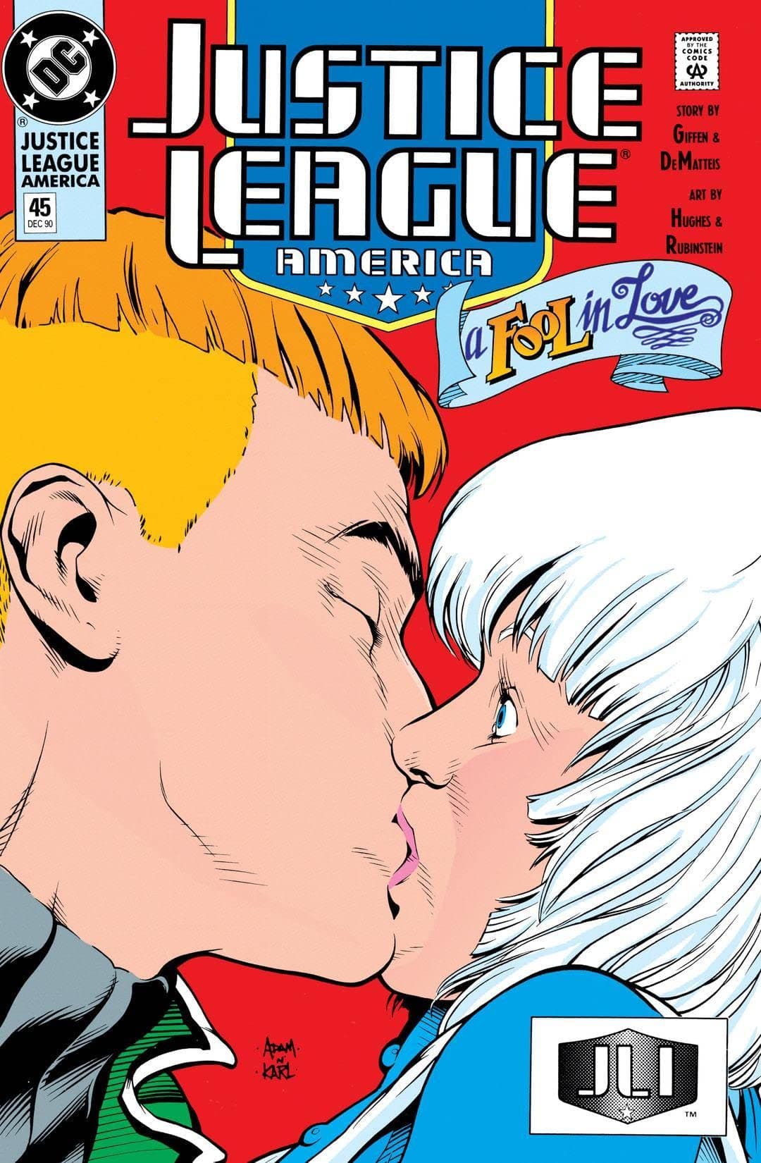 Justice League America #45 cover