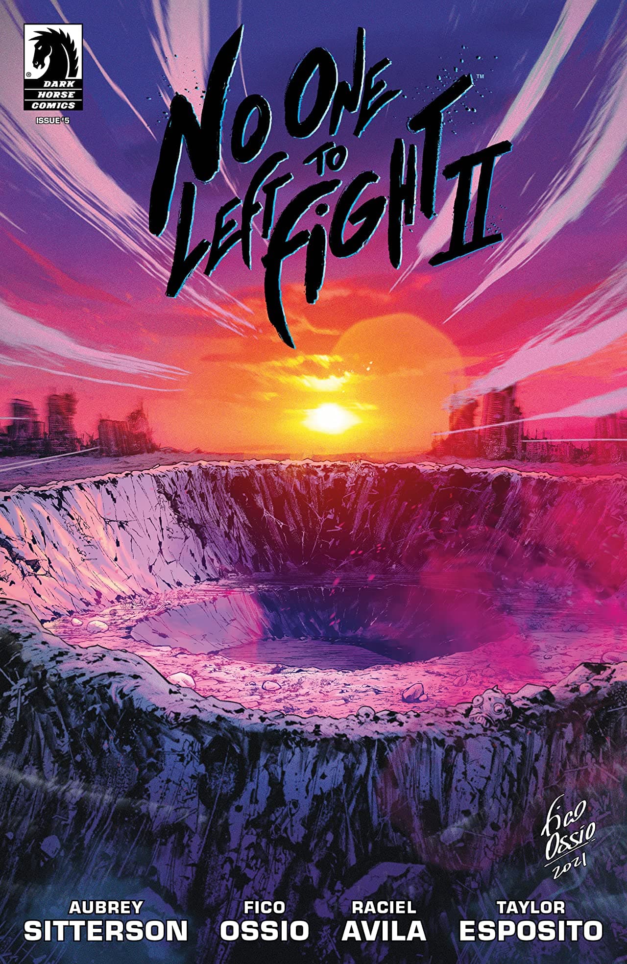 No One Left To Fight II #5 cover