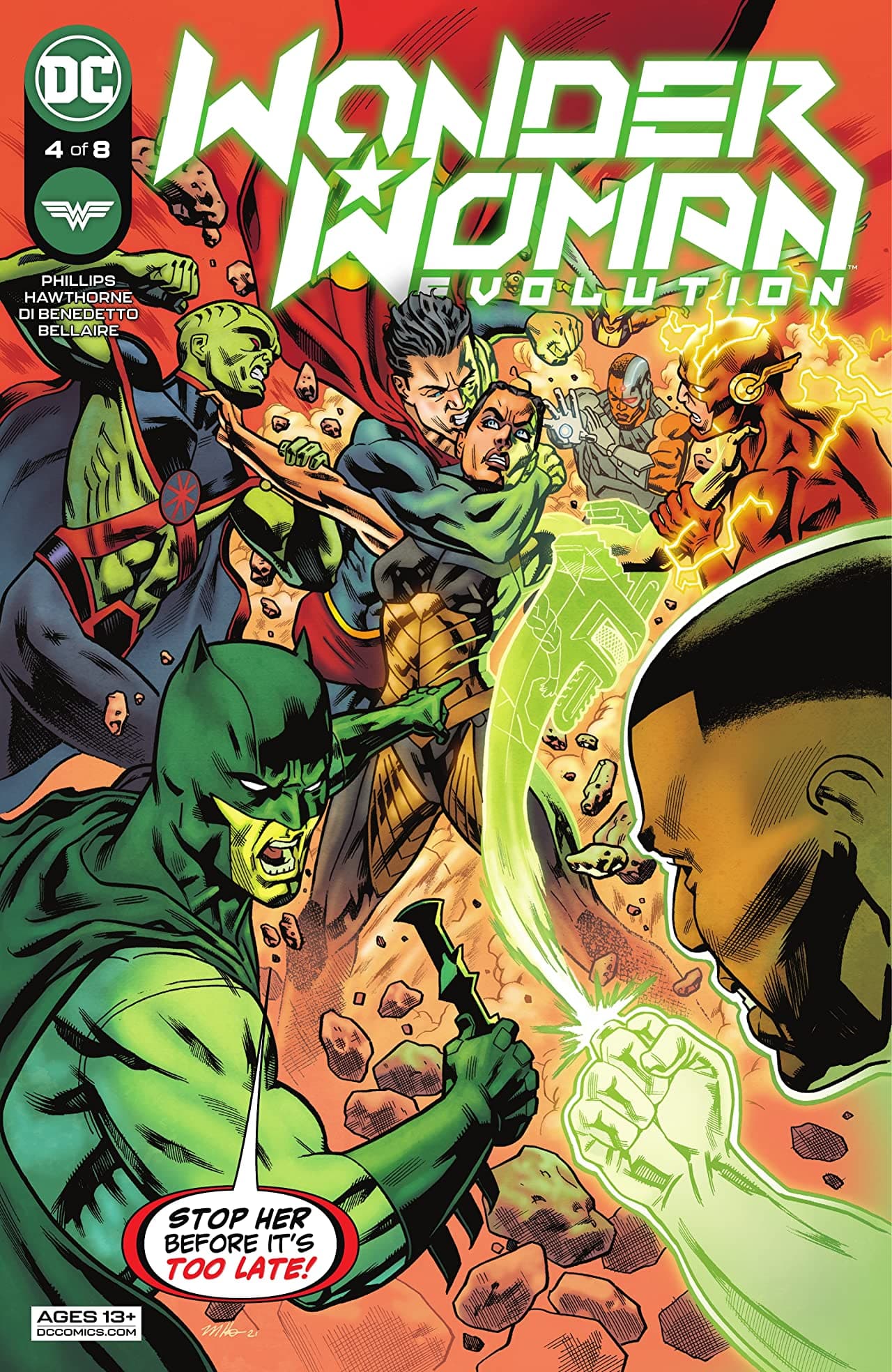 Wonder Woman: Evolution #4 cover