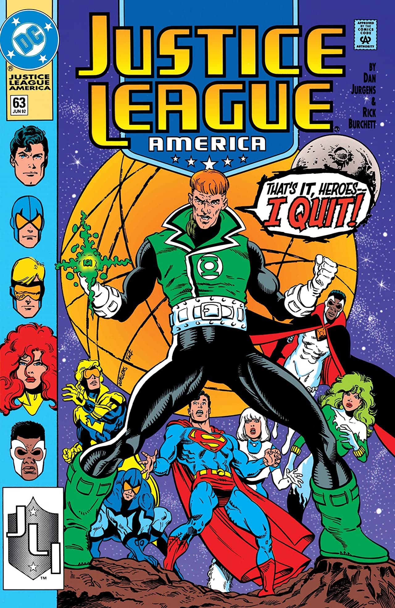 Justice League America #63
