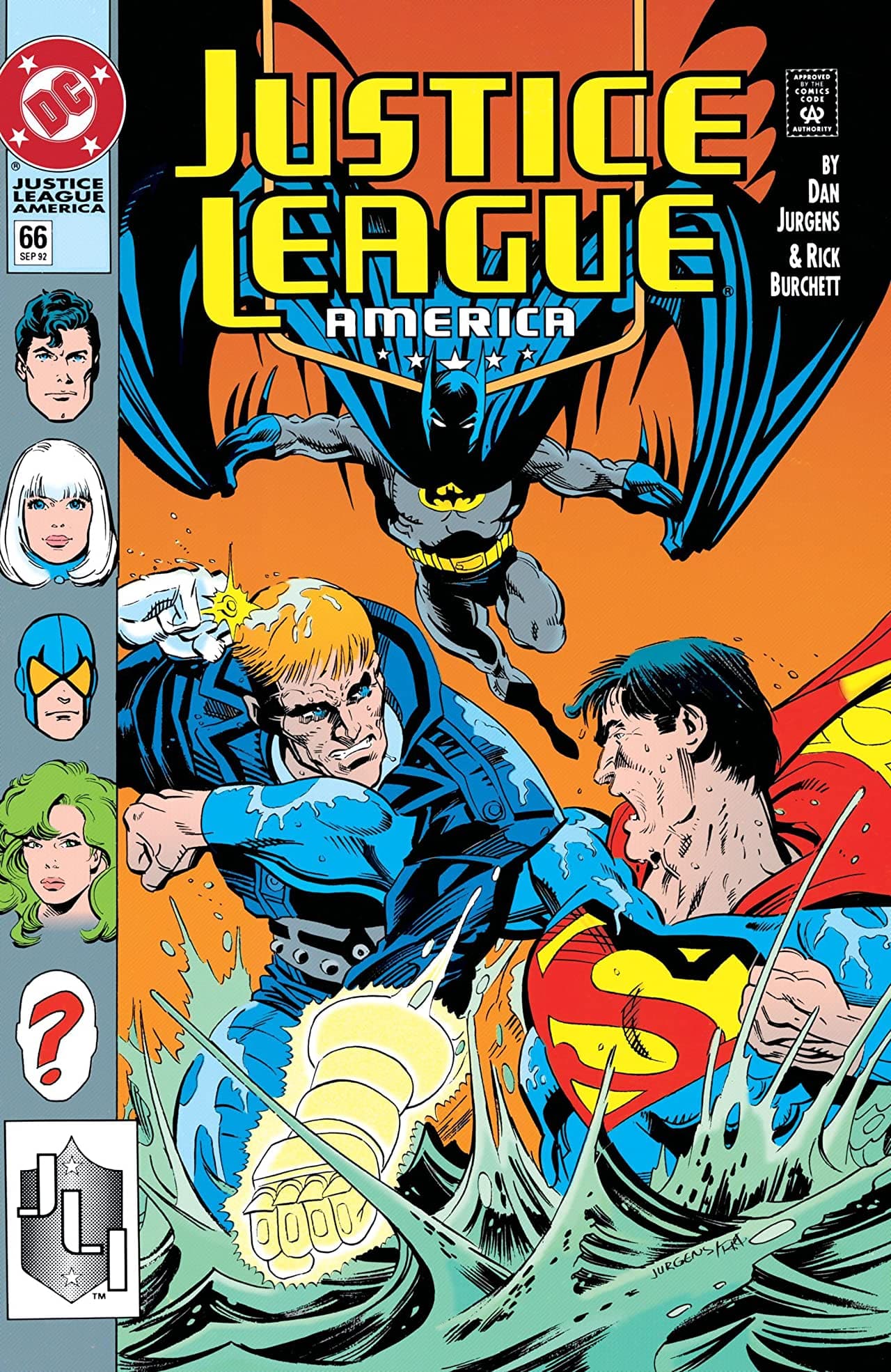 Justice League America #66 cover