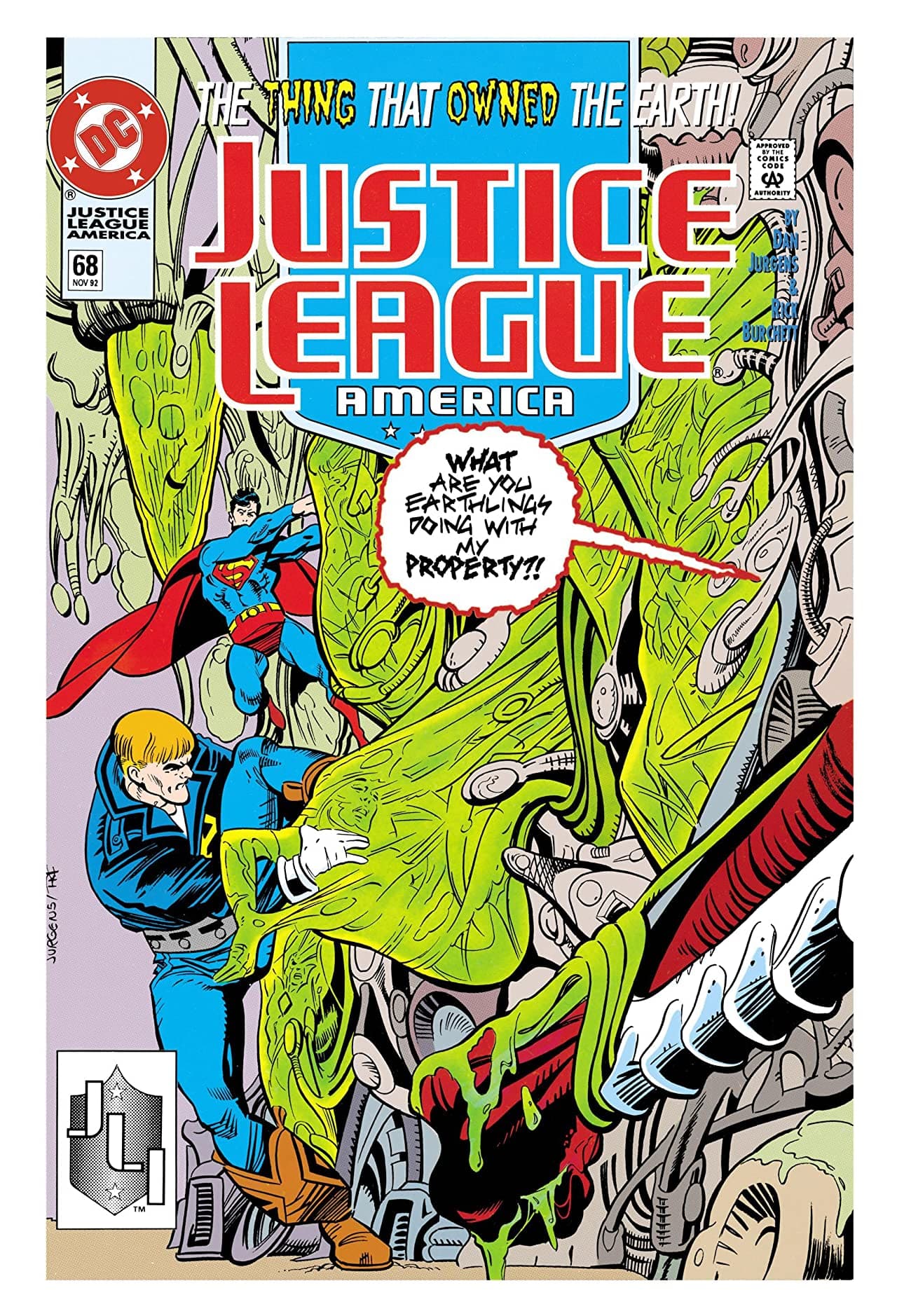 Justice League America #68