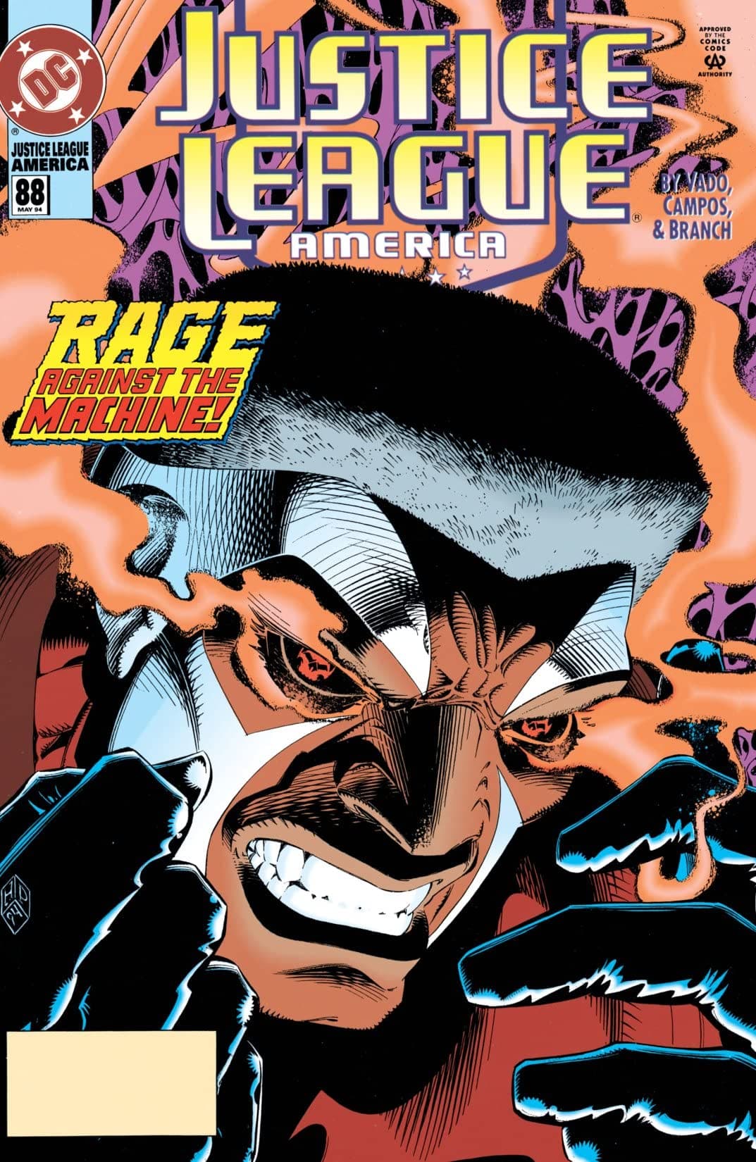 Justice League America #88 cover