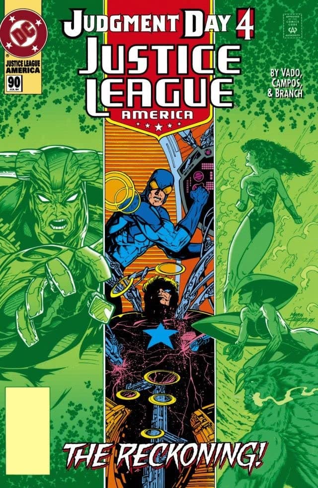 Justice League America #90 cover