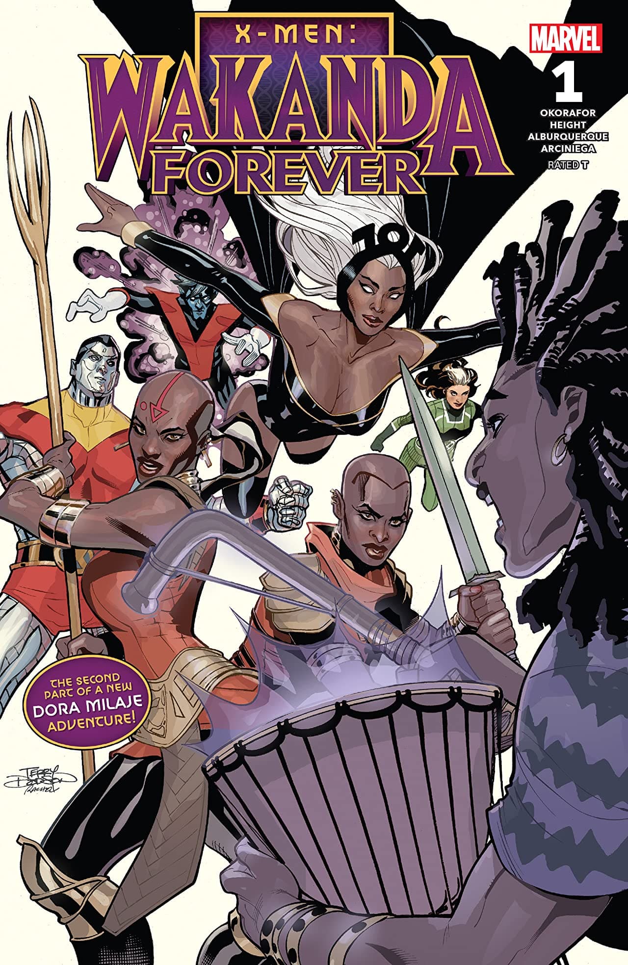 Wakanda Forever: X-Men #1 cover