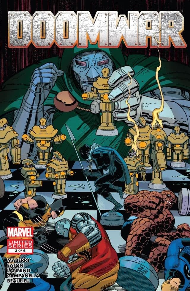 Doomwar #3 cover