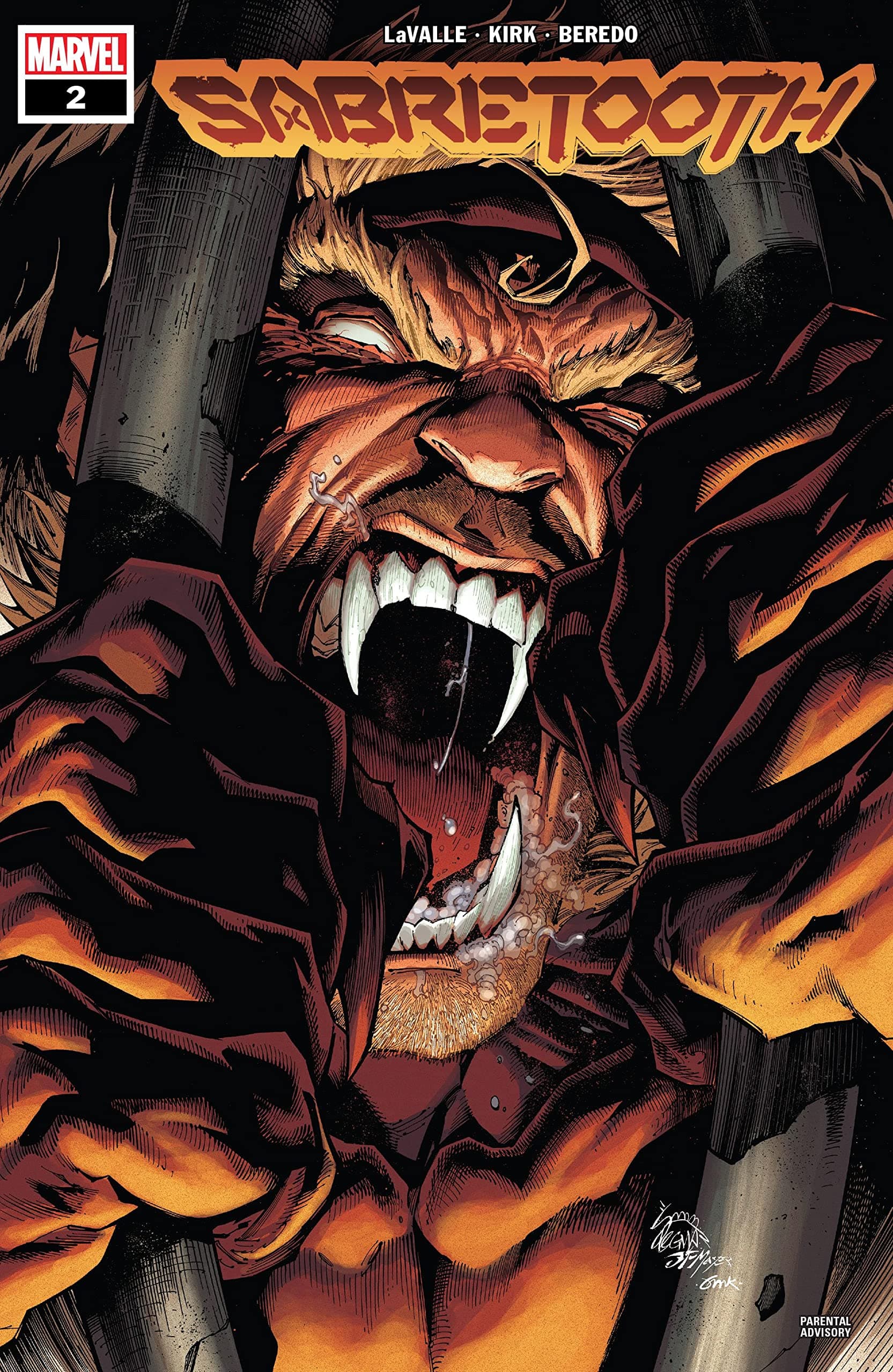 Sabretooth #2 cover