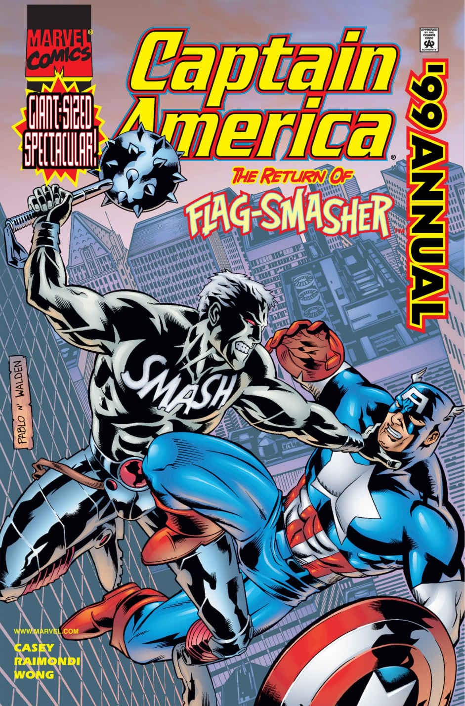 Captain America 1999 #1 cover