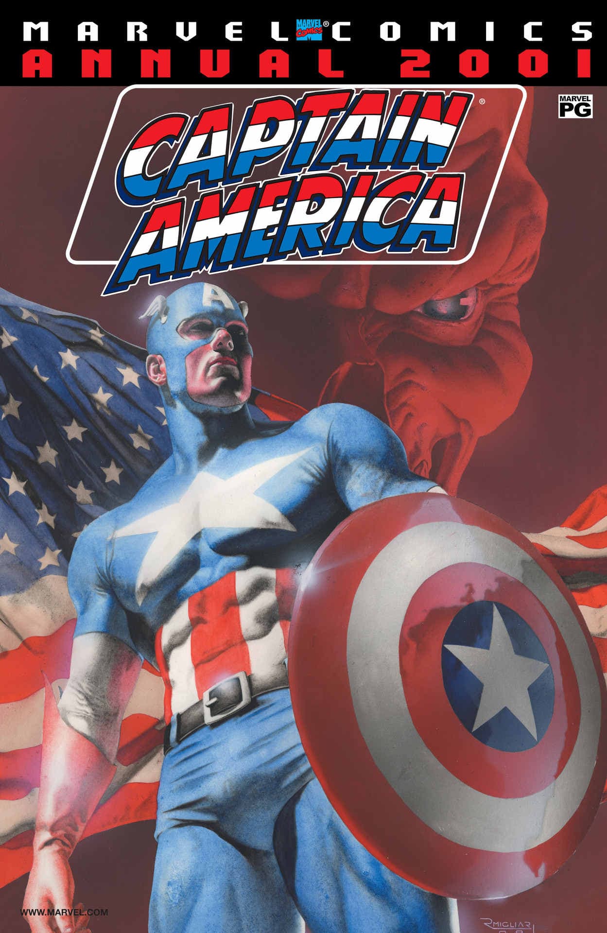 Captain America 2001 #1 cover