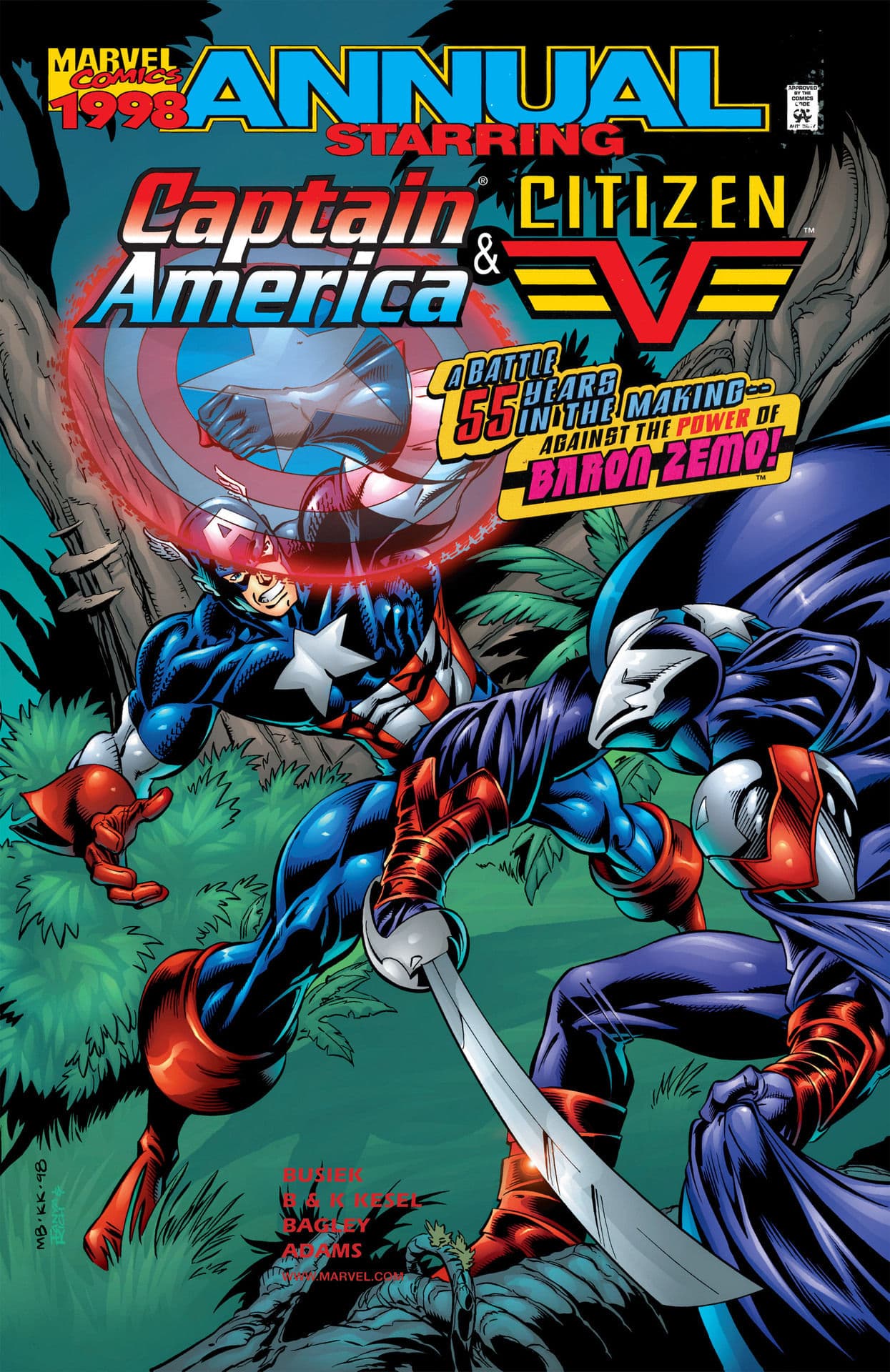 Captain America / Citizen V '98 #1 cover