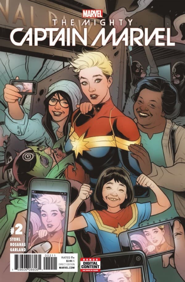 The Mighty Captain Marvel #2 cover